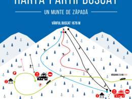 Trail map Buscat – Staţiunea Muntele Băişorii (Băișoara)
