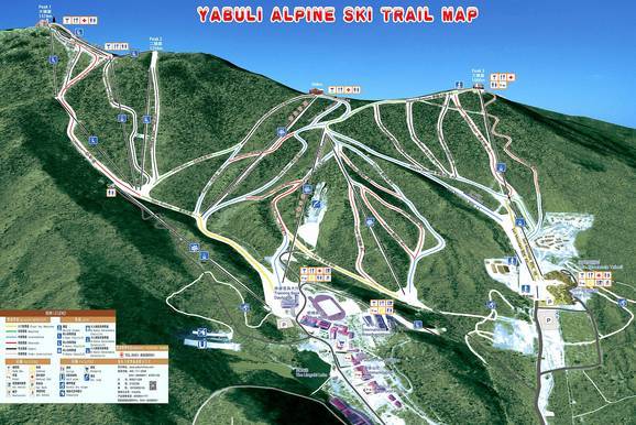 Ski Resort Trail Maps Trail Map Yabuli
