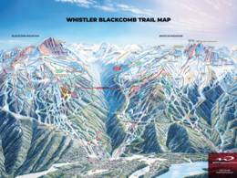 Trail map Whistler Blackcomb