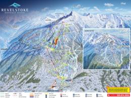 Trail map Revelstoke Mountain Resort