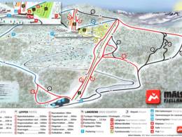 Trail map Målselv Fjellandsby