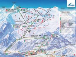 Trail map Kitzsteinhorn/Maiskogel – Kaprun