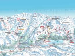 Trail map Corvatsch/Furtschellas