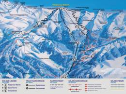 Trail map Kasprowy Wierch – Zakopane