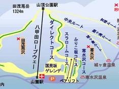 Trail map Hakkoda