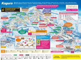 Trail map Mitsumata/Kagura/Tashiro (Mt. Naeba)