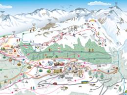 Trail map Grächen
