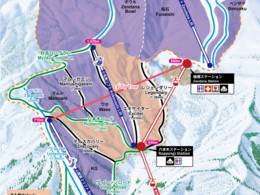 Trail map Lotte Arai Resort