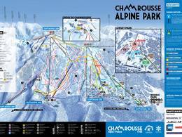 Trail map Chamrousse