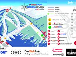 Trail map Síaréna Eplény