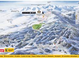 Ski resort Font-Romeu/Bolquère Pyrénées 2000