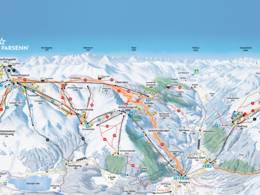 Trail map Parsenn (Davos Klosters)