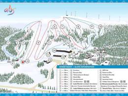 Trail map Olos