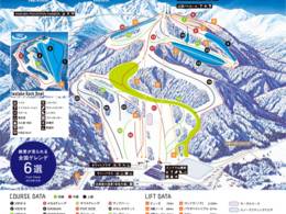 Trail map Hakuba Iwatake Mountain Resort