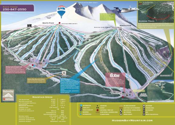 Hudson Bay Mountain Trail Map Trail Map Hudson Bay Mountain – Smithers