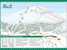 Trail map Pallas