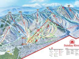 Trail map Sunday River