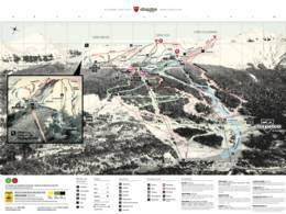 Trail map Chapelco