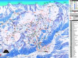 Trail map Ischgl/Samnaun – Silvretta Arena