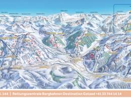 Trail map Rinderberg/Saanerslochgrat/Horneggli – Zweisimmen/Saanenmöser/Schönried/St. Stephan