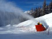 Artificial snow production on the Schwandt slope