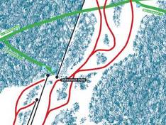 Trail map Hochwechsellifts – Mönichwald