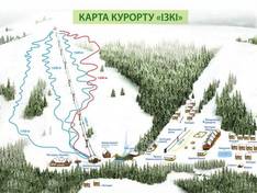 Trail map Izky – Magura