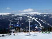 View from the Pláň to the Medvědín