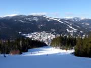 View from the Hromovka of the village of Špindlerův Mlýn