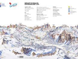 Trail map Cortina d'Ampezzo