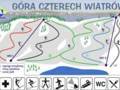 Trail map Gora Czterech Wiatrow – Maragowo