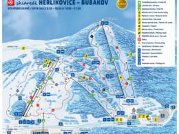 Trail map Herlíkovice-Bubákov