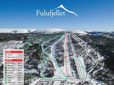 Trail map Fulufjellet