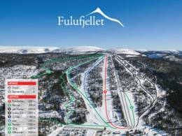 Trail map Fulufjellet