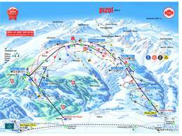 Trail map Pizol – Bad Ragaz/Wangs