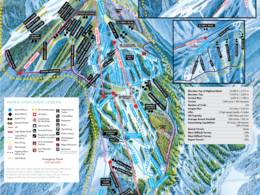 Trail map Aspen Highlands