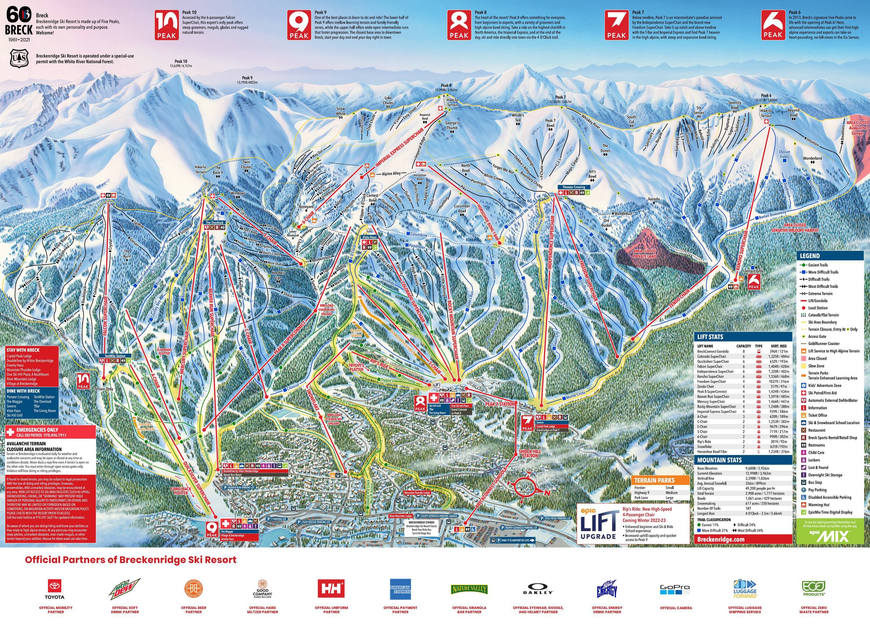Breckenridge Ski Run Map Trail Map Breckenridge Breckenridge Ski Run Map Trail Map Breckenridge