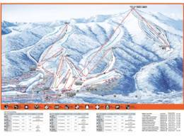 Trail map YongPyong Resort