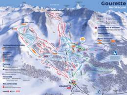 Trail map Gourette (Eaux Bonnes)