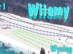 Trail map Pasieki – Wisła