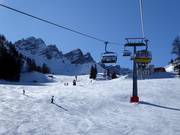 Slopes at the Ladurns 4-person chairlift