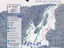 Trail map Vârtop