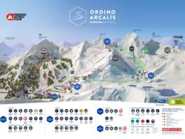 Trail map Arcalís – Ordino (Vallnord)
