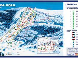 Trail map Kubínska hoľa