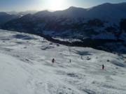View in the direction of Lenzerheide West near the slope from Urdenfürggli
