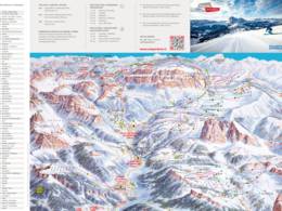 Trail map Val Gardena (Gröden)
