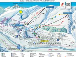 Trail map Zuoz – Pizzet/Albanas