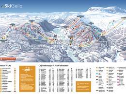 Trail map Geilo