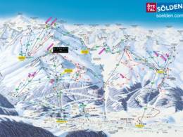 Trail map Sölden