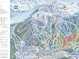 Trail map Copper Mountain